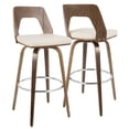 thumbnail image 2 of Trilogy 30" Fixed Height Bar Stool, Bar Chairs, Swivel Bar Stools, Bar Stools Set of 2, 2 of 7
