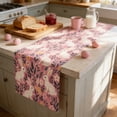 thumbnail image 5 of HuiXinOu Easter Table Runner with Rabbit Floral Egg Design Holiday Party Table Decor, Tablecloth Placemat for Dining Room Kitchen Spring Celebration 59 x 13 in, 5 of 6