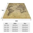 thumbnail image 3 of Susaid Vintage World Map Print Microfiber Cleaning Cloth, Multi-Functional Cleaning Towels, Highly Absorbent Cleaning Rags,Cleaning Cloths for Car Kitchen Home-40"x30", 3 of 7
