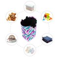 thumbnail image 7 of Yayeee Freestanding Laundry Hamper with Handle Collapsible Large Storage Basket for Clothes, Abstract Drawing, 7 of 7