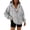 Light Gray^0609Y&04, variant on Garbnen Zip Up Hoodie for Women Long Sleeve Fleece Jacket Women Full Zip Comfy Trendy Fall Winter Warm Over Sized Sweatshirt for Women with Pockets Khaki XL