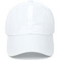 thumbnail image 5 of Gorra de béisbol con cola de caballo cruzada para mujer, ajustable, con moño alto desordenado, de secado rápido (1 unidad, blanca), 5 of 5