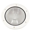 thumbnail image 2 of Beckson 4"" Clear Center Screw-Out Deck Plate - White, 2 of 2