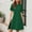 Green, variant on Sentmoon Sundresses for Women Formal Short Sleeve Crew Neck Summer Dresses for Women 2026 Solid Color Pleated Lace Breathable Regular Fit Casual Dresses for Women Beach Accessories Must Haves