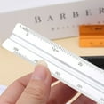 thumbnail image 4 of Professional Triangular Scale Ruler Aluminum Drafting Ruler Architect Ruler Metal Scale Ruler Architectural Scale Ruler, 4 of 9