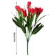 thumbnail image 5 of Toystoory Ramo de rosas artificiales decoración floral flor de seda falsa fiesta Gardenland Flores artificiales rojo, 5 of 6