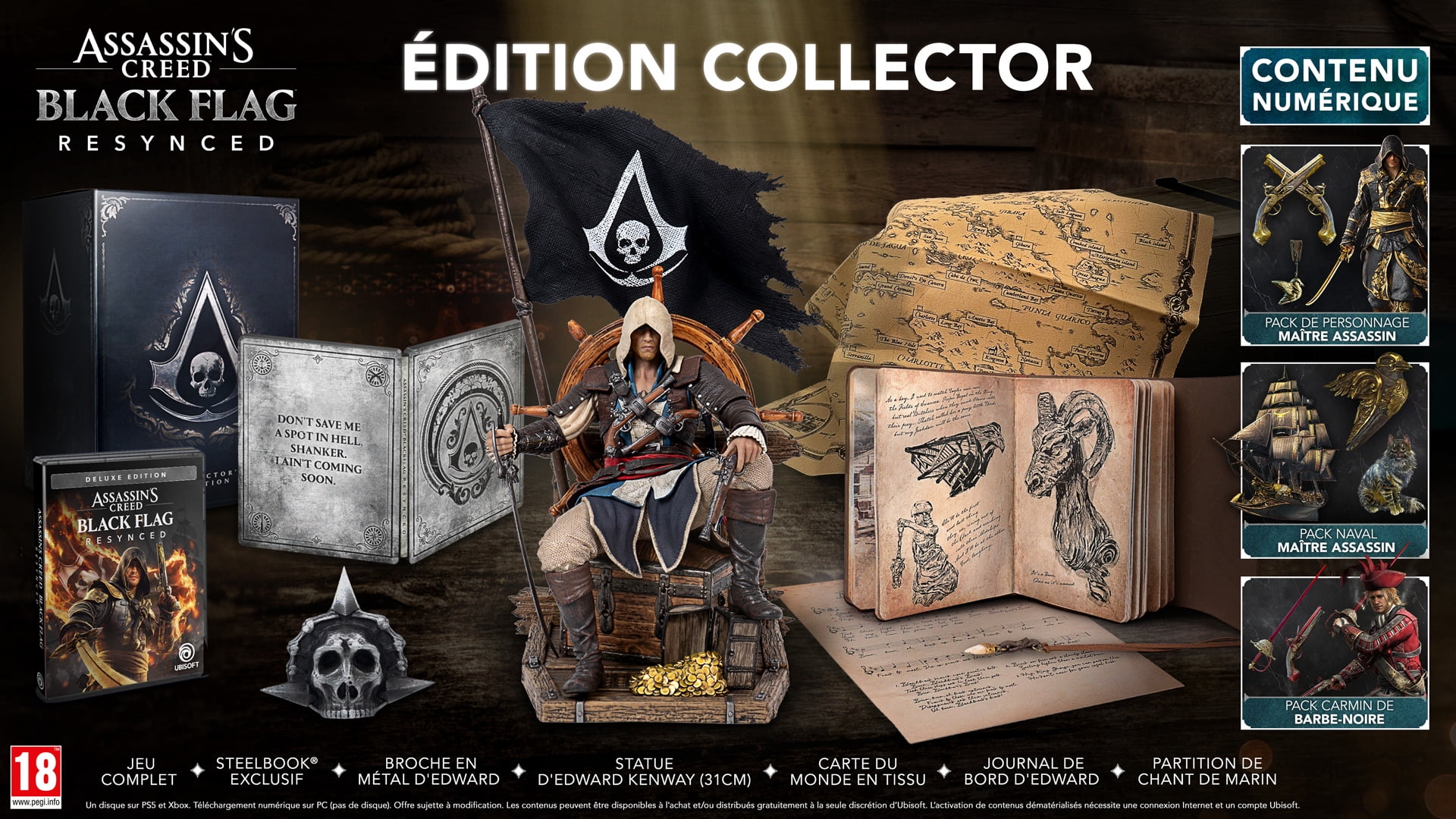 Jeu vidéo Assassin's Creed Black Flag Resynced - Collectors Edition pour (Xbox Series X)