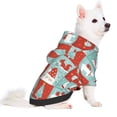 thumbnail image 2 of Fotbe Warm Christmas Memories Sudadera con Estampado para Perros Pequeños – Suéter con Capucha para Mascotas, Tela Suave de Forro Polar con Bolsillo-XX-Large, 2 of 7