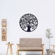 thumbnail image 2 of Arte de silueta de decoración de pared de árbol de la vida de metal para regalo de interior, regalo al aire libre, decoración del hogar de jardín, negro (28x28cm), 2 of 5