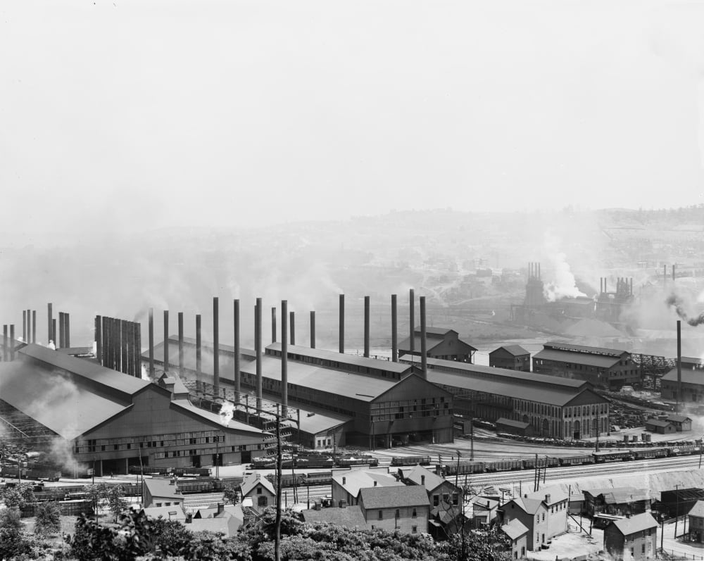 Carnegie Steel Mill C1905 Ncarnegie Steel Works In Homestead