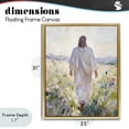thumbnail image 4 of Stupell Industries French Country Wildflower Faithful Follower Gold Floating Frame Canvas Art, 25 x 31, by Kim Allen, 4 of 8