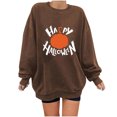 thumbnail image 1 of Ichuanyi Liquidación Mujeres Classic Halloween Impresión de estampado Canneco de manga larga Tops de sudadera suelta ICHUANYI WER202308181577, 1 of 4
