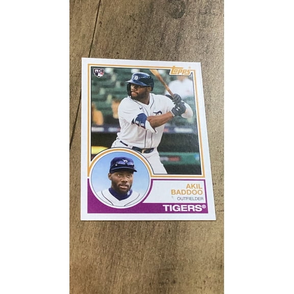 Akil Baddoo MLB Detroit Tigers 2021 Topps Archives 141 RC Trading Card