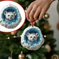 thumbnail image 5 of 6PCS 2026 Woodland Animal Christmas Ornaments – 2D Acrylic Spider, Mouse, Ladybug, Squirrel, Koala & Chickadee Hanging Decorations for Tree, Car Mirror & Rustic Holiday Home Décor, 5 of 6