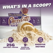 EHP Labs OxyWhey Whey Protein Isolate Powder - 25g of Whey Isolate Protein Powder, Meal Replacement Shake, Sugar Free Protein Powder - 25 Serves (Delicious Chocolate)