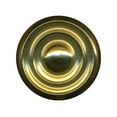 thumbnail image 3 of Bright Brass Drawer Door Knobs 1" Dia. x 1" H Round Spooled Doorknobs for Kitchen Cabinet, Dresser, Wardrobe, Medicine Chest w/Screws Renovators Supply, 3 of 4