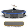thumbnail image 4 of Leumius Trampolining Outdoor Trampoline, 16 ft Round Frame, 12 Curved Poles, Ladder & Basketball Hoop, 1323 lb Total Capacity, 330 lb Single User, 4 of 8