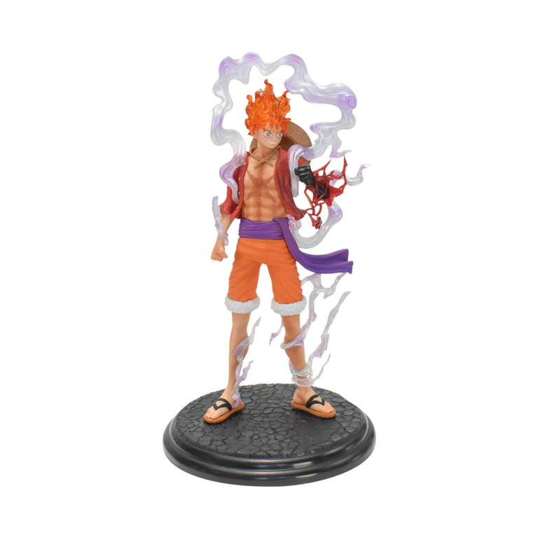 Anime One Piece Figure Luffy Gear 5 Action Figure Sun God Luffy Nika PVC  Model