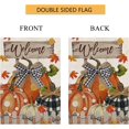 thumbnail image 2 of Decorative Thanksgiving Pumpkin Garden Flag 12 X 18 Doule-Sided Welcome Yard Flag Fall Thanksgiving Banners Garden Yard Decorations, Seasonal Outdoor Flag, 2 of 6