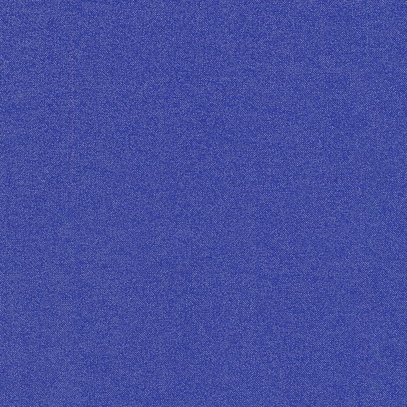 Cotton Kona Sheen Star Sapphire Blue Shimmer Glitter Sparkles Metallic Foil Overlay Solid Cotton Fabric by the Yard (K106-1937)