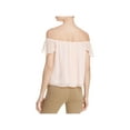 thumbnail image 2 of Rebecca Minkoff Women's Off-the-Shoulder Basmati Top Small Pink Sand, 2 of 2