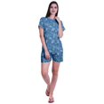 thumbnail image 2 of Moomaya Printed Tees Shorts Pajamas Set For Women Sleepwear Pjs For Girls, 2 of 6