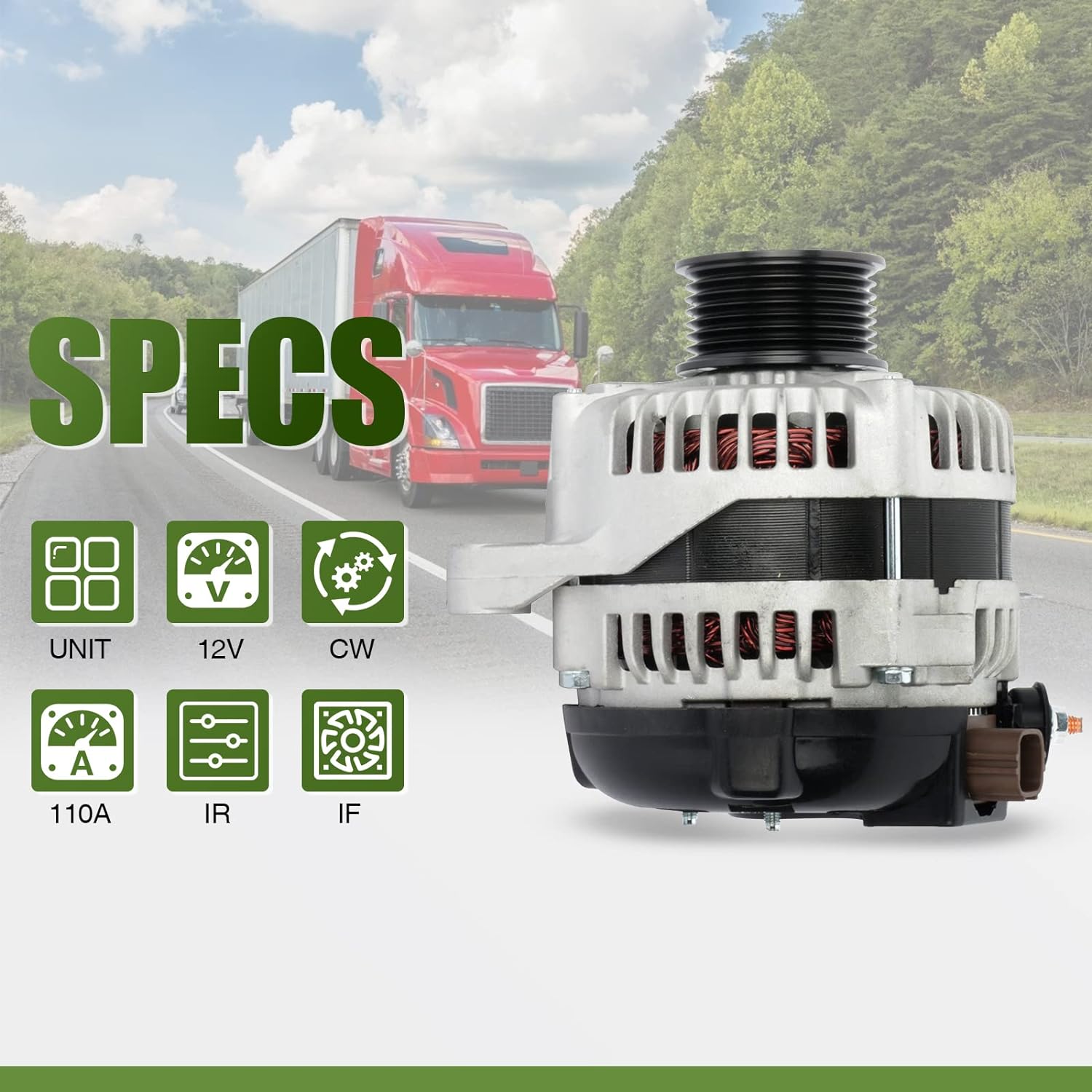 SCITOO Alternator 11201 27060-28300 104210-4792 104210-4794 for Toyota for RAV4 2006-2008