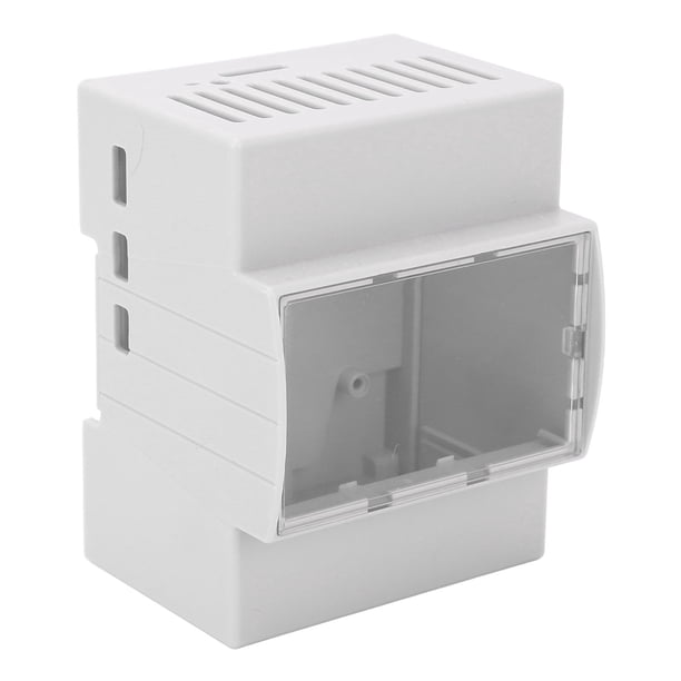Caja Electrónica De Plástico Con Riel DIN, Apariencia Moderna Caja De Conexiones Con Riel DIN Amplia Aplicación Buena Disipación De Calor Para Fábricas