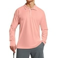 thumbnail image 7 of Fabrcox Men's Rash Guard Long Sleeve Upf 50+ Ice Silk Turn Down Collar Button Mens Sun Protection Shirts Going Out Swim Shirts for Men with Thumb Holes, 7 of 7