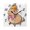 Black, variant on Square Wall Clock Silent Non-Ticking Battery Operated Retro 7.78" Clock for Bedroom Living Room Decor Capybara with A Bow