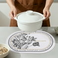thumbnail image 4 of Unique Bargains Set of 6 Floral Leather Placemats for Dining Table Decor Flower, 4 of 6