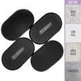 thumbnail image 3 of Super Sliders 5 3/4" x 9 1/2" Oval Reusable Furniture Sliders for Carpet - Effortless Moving and Surface Protection, Black (4 Pack), 3 of 9