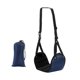 thumbnail image 2 of Reposapiés para avión, viaje, tren, accesorios de vuelo portátiles, hamaca para el talón del pie Azul oscuro, 2 of 9