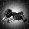 thumbnail image 4 of Car Front Light 6000k Headlight Headlamp Replacement 120W 6000K LED Headlight Waterproof Dustproof 9006/HB4 Head Lamp High Brightness Universal Parts ANGGREK Otros, 4 of 8