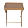 thumbnail image 4 of Foldable Dining Table Standing Laptop Desk Multiple Use Flood Standing Folding Dining-table Bamboo, 4 of 18