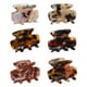 thumbnail image 1 of 6pcs celulosa acetato de acetato de pelo clips de garra leopardo pintado de pelo impreso Pequeño pasador, 1 of 6