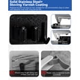 thumbnail image 5 of 4Pcs Hanonwoven Wall-Mounted Broom & Mop Holder - Heavy-Duty Stainless Steel Mop Holder with Nail Installation, Featuring Durable Broom Clips for Efficient Storage, 5 of 6