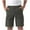 Dark Gray, variant on Havenre Long Cargo Shorts for Men with Multi-Pockets Relaxed Fit Casual Knee Length Button Elastic Waist Work Short Pants Loose Straight Leg Athletic Shorts Army Green XL