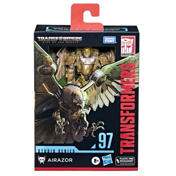 Hasbro Original Transformers Studio 100 Series Bumblebee 97 Airazor figura de acción figura de Anime modelo de lujo juguetes para niños regalo zhangyuxiang LED