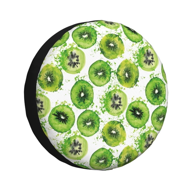 Balery Green Kiwi Cubiertas para Neumáticos - Protector Resistente para Neumáticos de Camioneta, SUV, Remolque, Camper y RV-14 inch