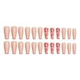 thumbnail image 1 of Seitruly Uñas postizas de ataúd, estilo francés clásico, uñas a presión, cubierta completa, punta de uñas, pegatinas de manicura de viscosidad Arte de uñas tipo 9 Seitruly CE012296-09B, 1 of 6