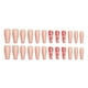 thumbnail image 1 of Seitruly Uñas postizas de ataúd, estilo francés clásico, uñas a presión, cubierta completa, punta de uñas, pegatinas de manicura de viscosidad Arte de uñas tipo 9 Seitruly CE012296-09B, 1 of 6