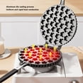 thumbnail image 4 of Waffle Baking Mould Pan, Petal Shape Uniform Heat Conduction Easy Release Heat Resistant Waffle Baking Pot  for Household Kitchen, 4 of 7