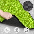 thumbnail image 3 of Zufioo Lime green glitter Print Car Floor Mats Four-piece Set, Car Interior Accessories - Corrosion-resistant, Non-Slip, Suitable for Cars, Trucks, Vans, 3 of 7
