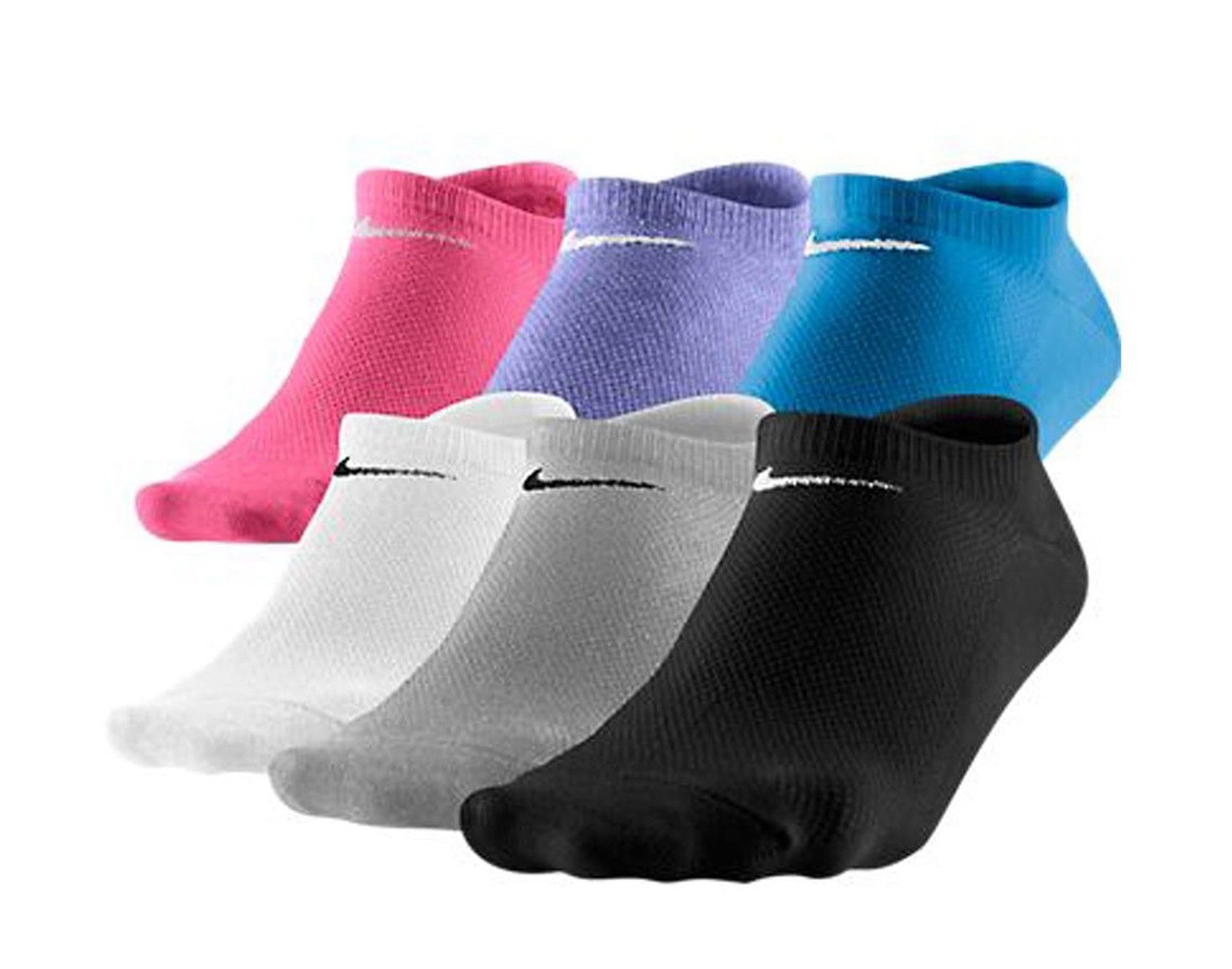 Nike Lightweight NoShow Women's Socks 6 Pair Pack Medium