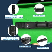 GSE Games & Sports Expert 2x2 Hard Square Billiard Cue Case. Pool Cue Stick Carrying Case, Billiard Pool Cue Accessories (5 Colors Available)