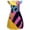 Costume Dress, variant on Halloween Patchwork Dress Costume Gothic Nightmare Cosplay Flutter Sleeve A Line Dress Outfit for Theme Party