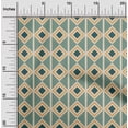 thumbnail image 2 of oneOone Cotton Cambric Light Blue Fabric Geometric Craft Projects Decor Fabric Printed By The Yard 56 Inch Wide, 2 of 5