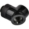 thumbnail image 3 of Thermaltake Pacific DIY LCS Black G1/4 45 Degree Adapter Fitting Cooling - CL-W051-CU00BL-A, 3 of 5