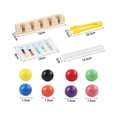 thumbnail image 3 of Children's Colour Matching Beads Toy, Wooden Tube Test Set, Early Educational Game with Safe Coating for School, Fine Motor Skills, Visual Perception, Brain Training, 3 of 5